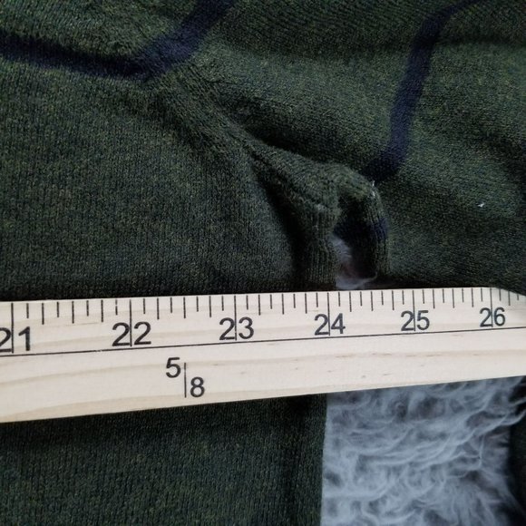 Old Navy Sweater Mens XXL Green Striped Long Sleeve Long Sleeve Pullover NWT - Picture 6 of 10
